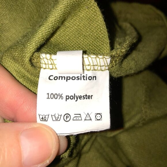 Zanzea Womens Size XXXL Green Long Sleeve Casual Knee Length Swing Dress - Picture 7 of 7